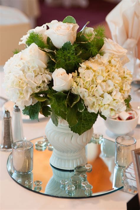 And this diy hydrangea centerpiece brings them back into 2015. Pin by lisa anne on Casual Wednesday Chronicles 7-3-13 | Mercury glass diy, Rose centerpieces ...