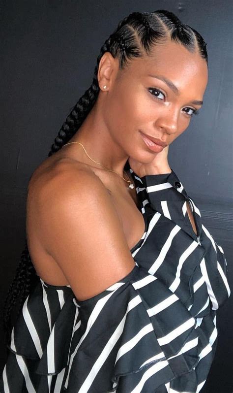For that elegant and delicately feminine look, the latest half up half down wedding hairstyles are some of the ideal choices for putting such a wish … Straight backs | CORNROW QUEEN in 2019 | Cornrows natural hair, Straight back cornrows, Straight ...