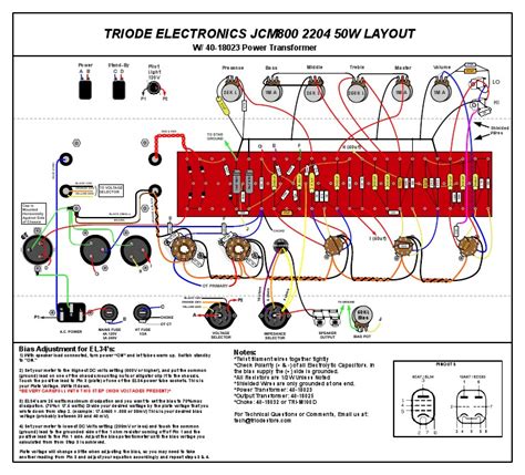 Triode Electronics Jcm800 2204 50w Layout Pdf Mains Electricity