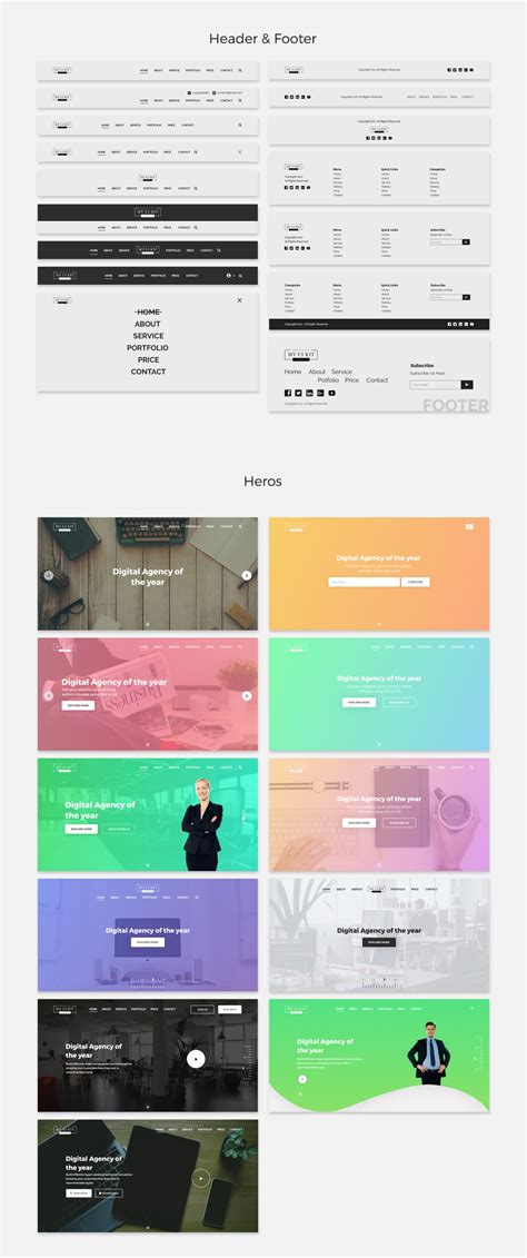 Christian Kolos Landing Ui Kit Kostenloses Psd Von Mahir Abrar Akash