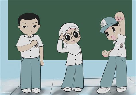 Update Gambar Animasi Anak Sekolah Sma Keren Lengkap Gamba12keren