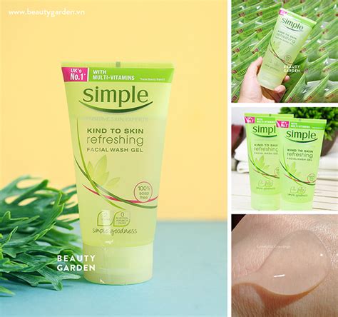 Tham Khảo Review Sữa Rửa Mặt Simple Kind To Skin Refreshing Facial Wash