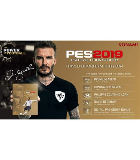 خرید بازی Pes 2019 David Beckham Edition پلی استیشن 4 عصر بازی