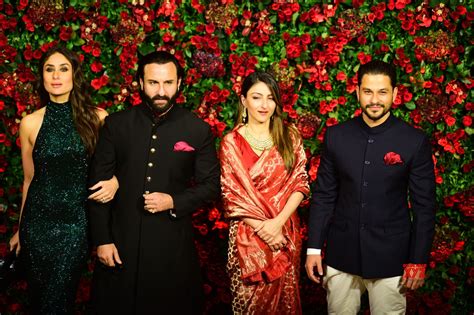 Mumbai Deepika Padukone And Ranveer Singhs Wedding Reception Saif
