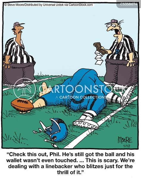 Linebacker Cartoons And Comics Funny Pictures From