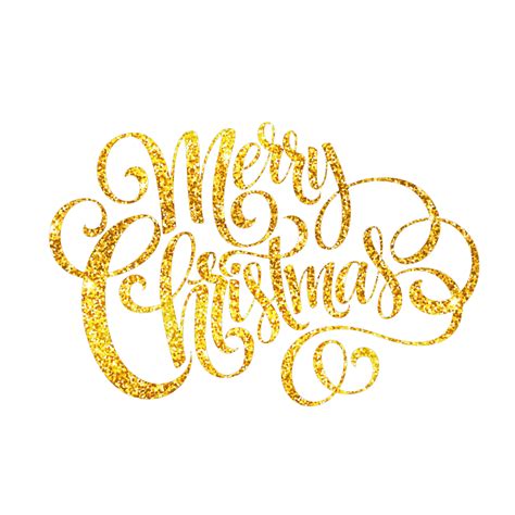 Gold Merry Christmas Png Png Image Collection