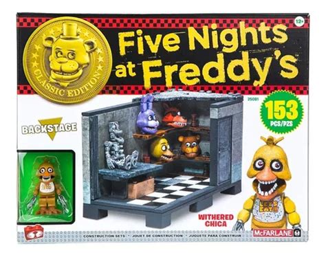 Five Nights At Freddy Backstage Mcfarlane Toys 153 Pcs Chica