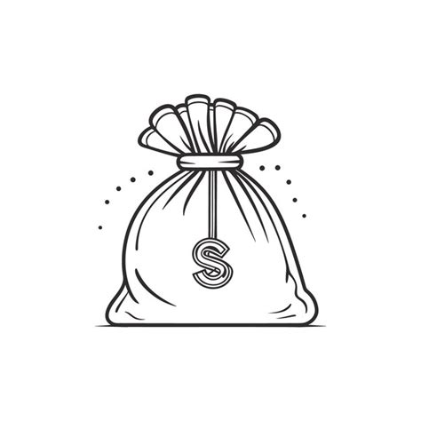 Premium Vector Bag Of Money Vector Illustration