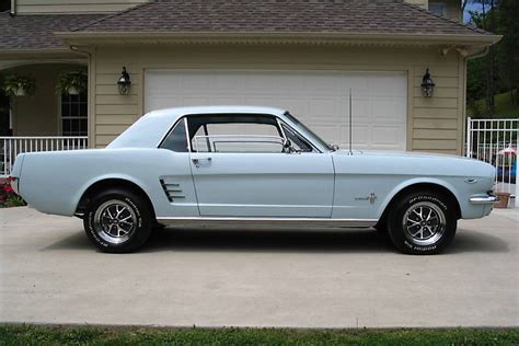 Arcadian Blue 1966 Ford Mustang Hardtop Photo Detail