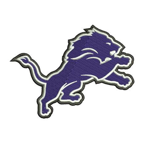 Detroit Lions Embroidery Design Instant Download Machine Embroidery