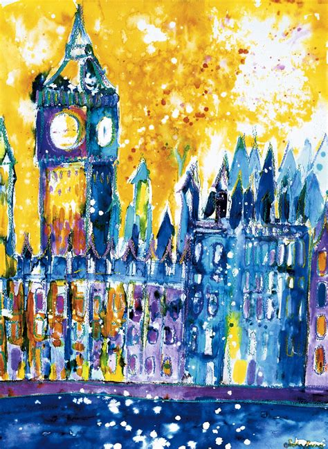 Big Ben Painting Of London Painting England Limited Etsy