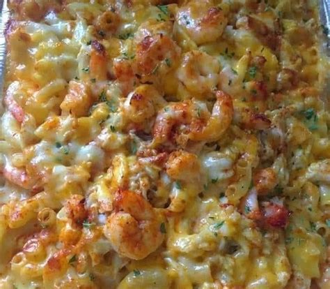 Lobster Crab And Shrimp Macaroni And Cheese
