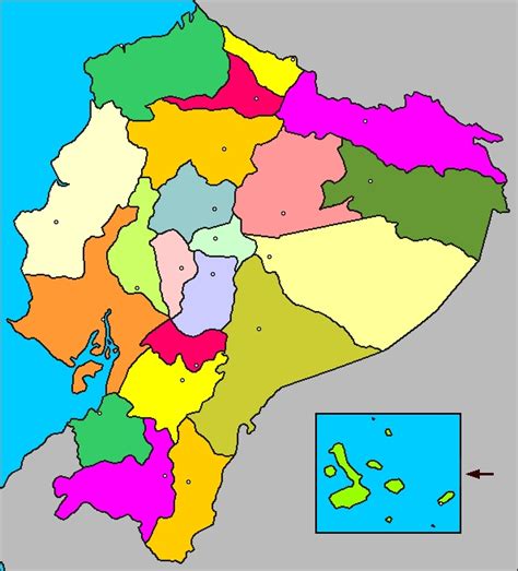 Mapa Politico Del Ecuador Antiguo