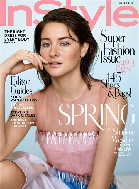 Shailene Woodley on the March 2016 Cover of InStyle | InStyle.com