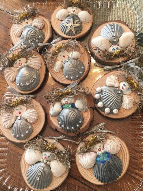 Seashell Angels Рождественские поделки Море поделки и Праздничные