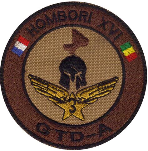 Patch Du Groupement Tactique Désert Aérocombat Hombori Mandat N° 16 De