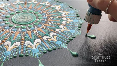 Dot Mandala Painting Musical Abstract Painting Demo Art Therapy