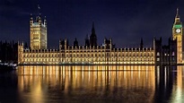 Palace of Westminster (Houses of Parliament) at night - backiee