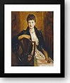 Amazon.com: Portrait Of Alice Sophia Caroline Wortle 21x24 Framed Art ...
