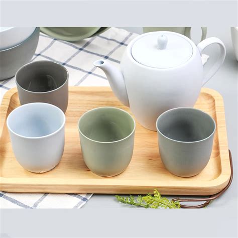 Color Clay Japanese Ceramic Tea Cup Without Handle Buy Porcelain Mug