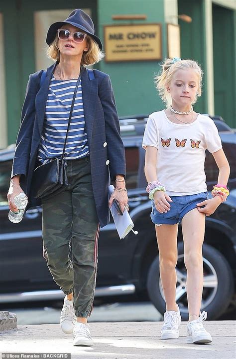 Naomi Watts Enjoys A Low Key Outing In New York City With 10 Year Old