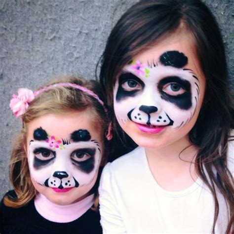 Panda Face Painting Design Panda Face Painting Bear Face Paint Face
