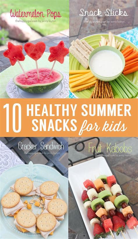 10 Healthy Snack Ideas For Kids Picky Eaters Summer And Kid Snacks