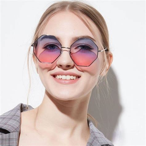 Men S Accessories Women Oversized Heart Shaped Retro Sunglasses Uv Protection Vintage Sun