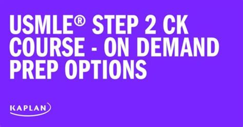 Kaplan Usmle Step Ck On Demand Videos Medical Amboss