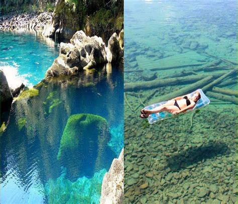 Because Of The Crystal Clear Water Flathead Lake In Montana Seems Shallow But In Reality Is