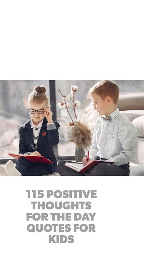 115 Positive Thought For The Day Quotes For Kids Video Video