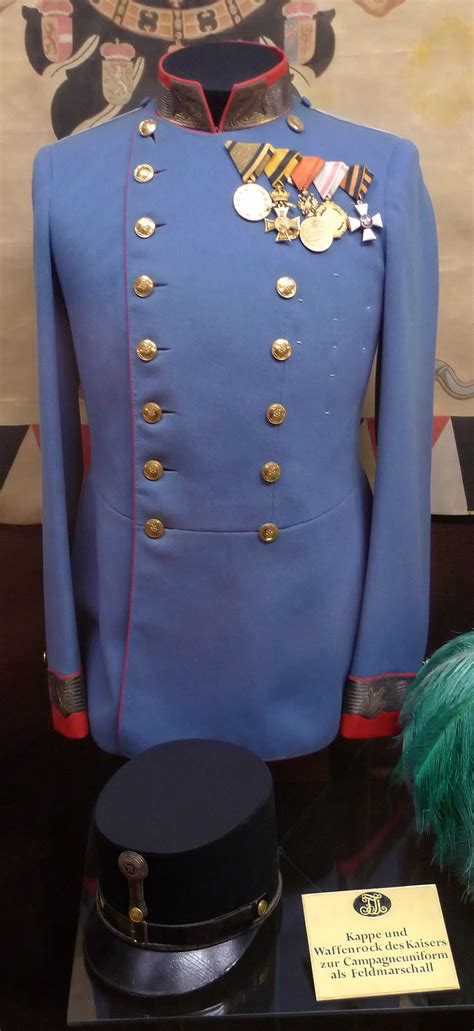 Field Uniform And Hat Of Emperor Franz Joseph I Of Austria As Field