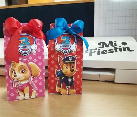 Paw Patrol Candy Box Cajas De Dulces Personalizadas Para Cumpleaños