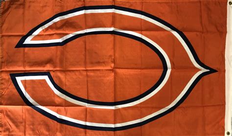 Chicago Bears Flag 4x6 Logo Orange Nfl Heartland Flags