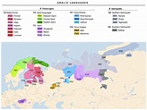 Map of Uralic Languages : r/MapPorn