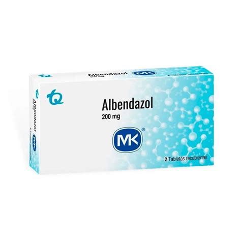 ALBENDAZOL 200 Mg Caja X 2 Tabletas