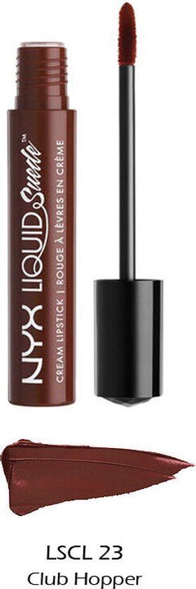 nyx liquid suede cream lipstick club hopper bol