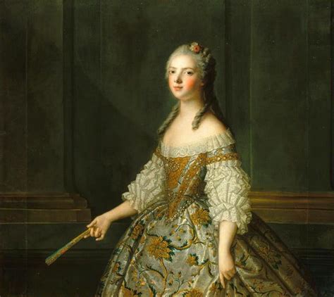 Madame Adelaide In 1750 From The Studio Of Nattier Daughter Of Louis