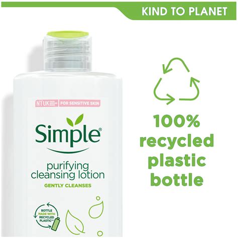 Simple Purifying Cleansing Lotion 200ml Wilko