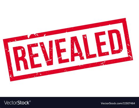 Revealed rubber stamp Royalty Free Vector Image
