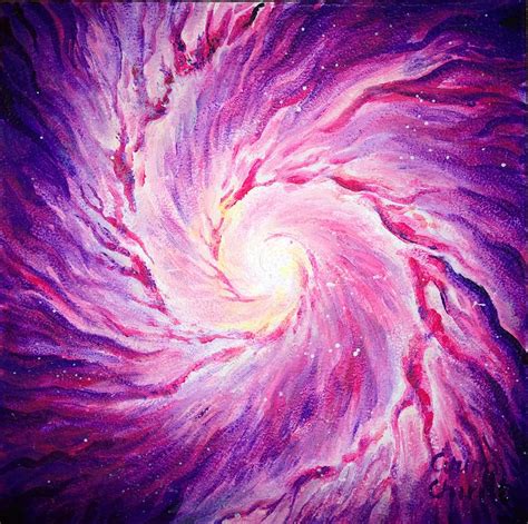 Galaxy Painting By Chirila Corina Fine Art America