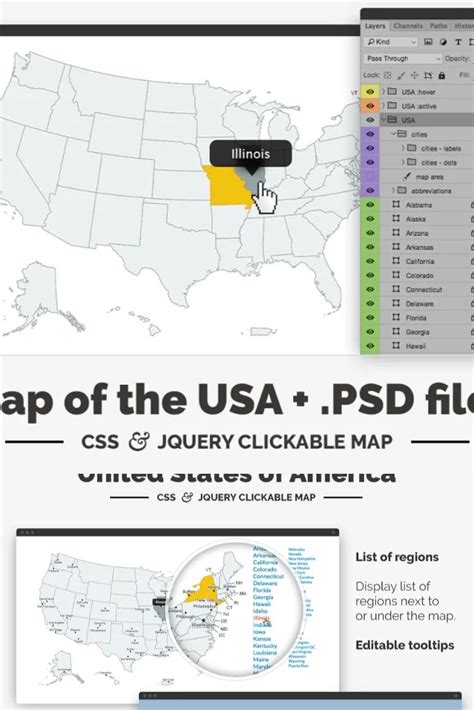 United States Clickable Map Interactive Map Map Interactive