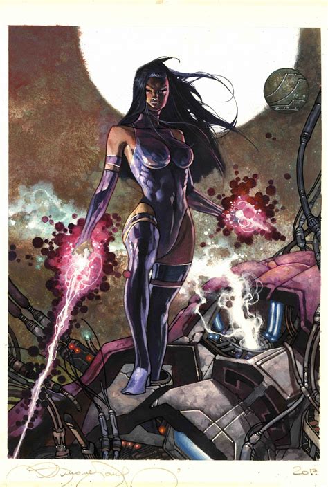 Marvel Psylocke Art