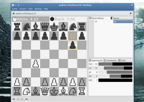 Pychess Great Linux Chess Game You Can Play Vs The Computer Or Online