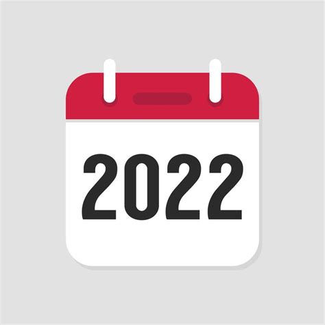 2022 Calendar Icon Symbol Vector 2331971 Vector Art At Vecteezy