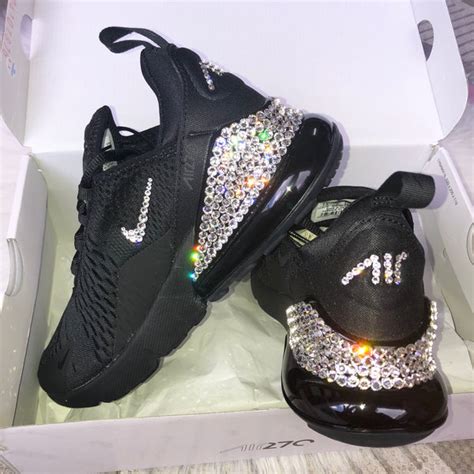 Limited Release Nike Women Air Max 270 Black Diamond Kicks