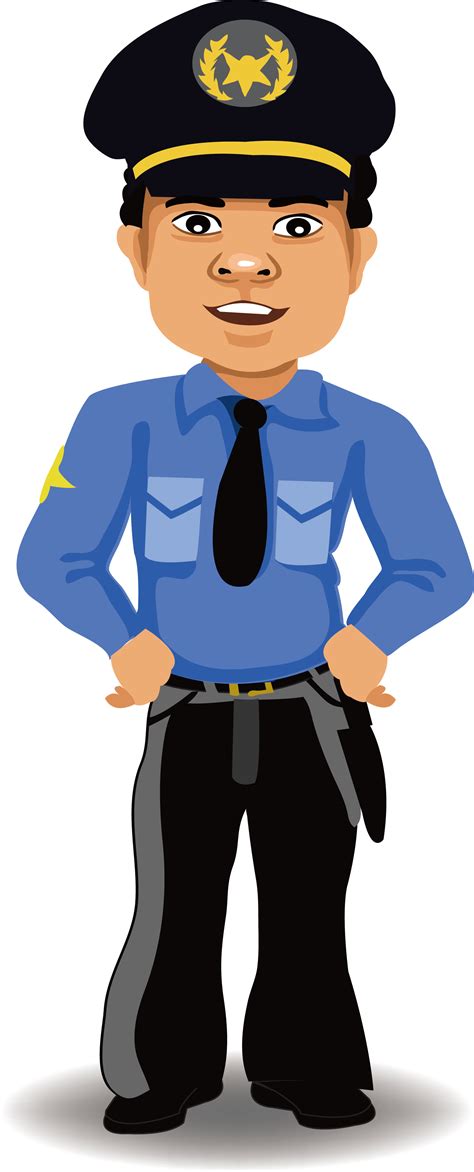 Police Officer Cartoon Security Police Officer Cartoon Png