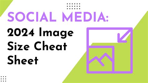 2024 Social Media Image Size Cheat Sheet Tribal Media
