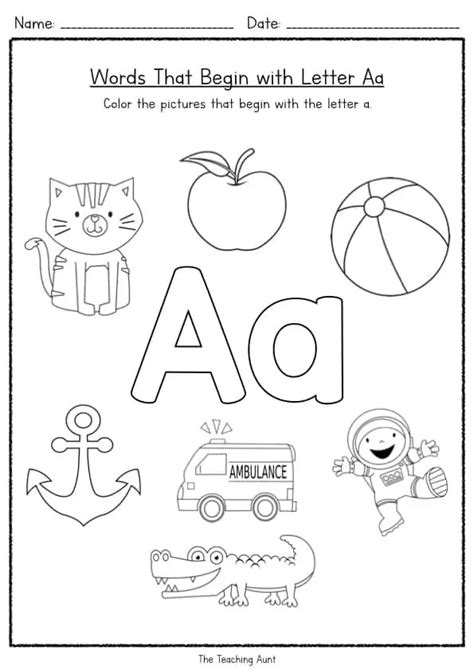 10 Beginning Letter Sound Worksheets Coo Worksheets