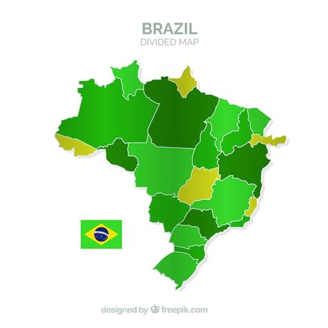 Free Vector Map Of Brazil